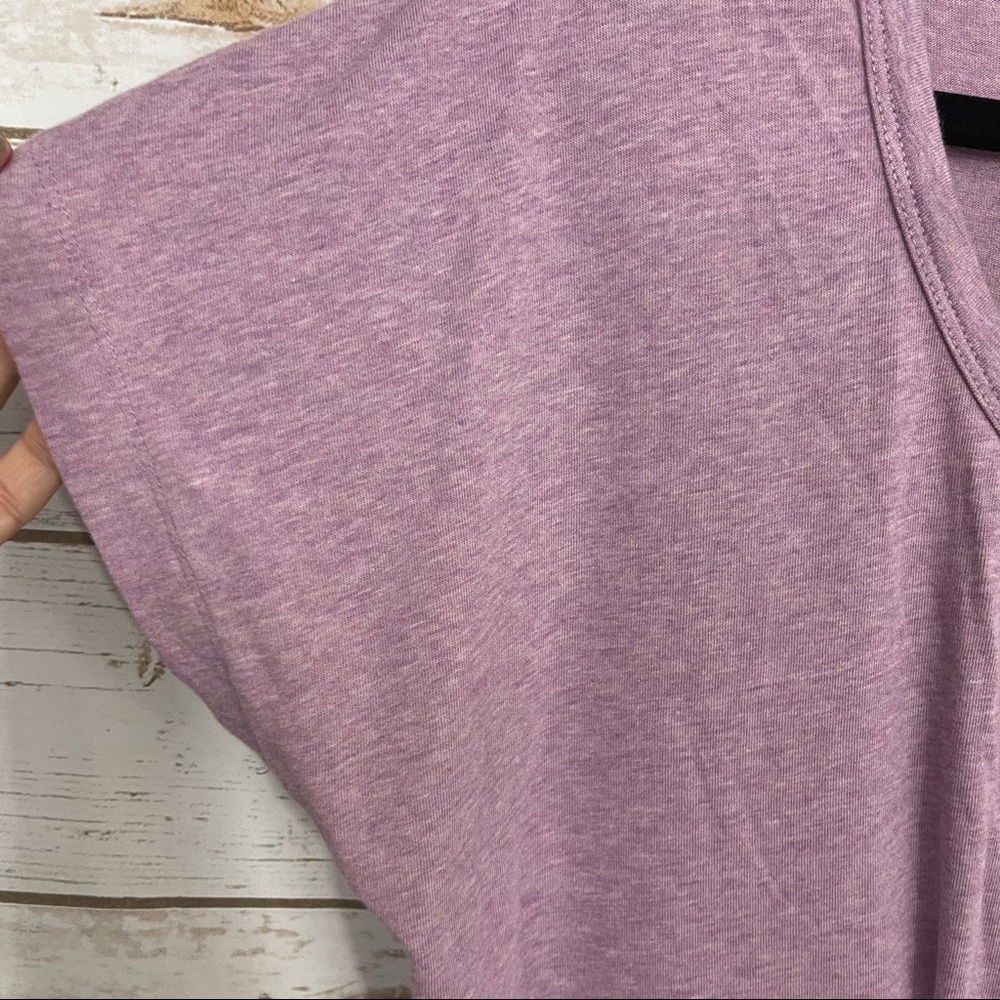 Soft Surroundings Front Drawstring Cap Sleeve Top - image 3